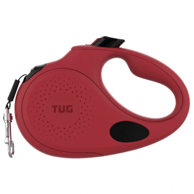 Afbeelding van Tug 360 Rollijn Met Dispenser Hondenriem 5 m Rood Tot &lt; 16 Kg S