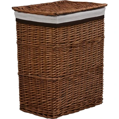 Afbeelding van vidaXL Wasmand Bruin