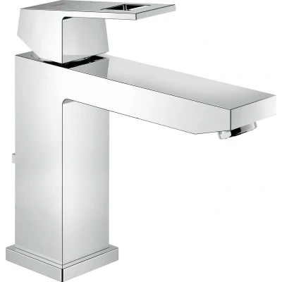 Afbeelding van GROHE Eurocube 1 gats wastafelkraan medium met waste