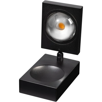 Afbeelding van ETH Jake Cube tafellamp Led met lens 3 step dimming 2700k 10w zwart 721L
