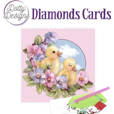 Afbeelding van Dotty Designs Diamond Cards Ducklings