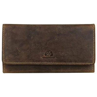 Afbeelding van Greenburry Vintage Portemonnee, Heren, Maat: One Size, Brown