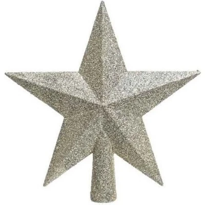 Afbeelding van Piek plc ster l4.2b19h19 cm parel Decoris