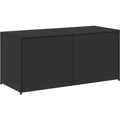 Afbeelding van Tuinbox 283 L poly rattan zwart