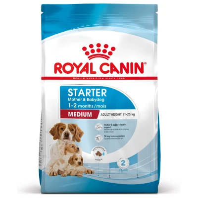 Afbeelding van Royal Canin Medium Starter Mother &amp; Babydog Puppy Hondenvoer 4 kg