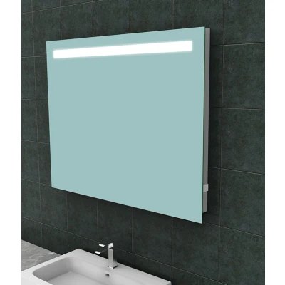 Afbeelding van Wiesbaden Tigris spiegel rechthoek met LED en stopcontact 100 x 80 cm