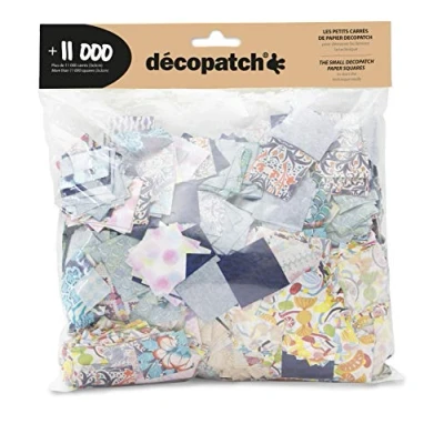 Afbeelding van Decopatch papier Maxi pack 11 000 vierkantjes 3x3 cm