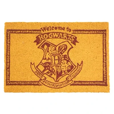Afbeelding van Harry Potter Deurmat Welcome To Hogwarts 43 x 72 cm Bruin