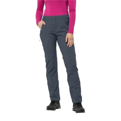Afbeelding van Jack Wolfskin Glastal Winter Outdoorbroeken, Dames, Maat: 44, Graphite cool grey