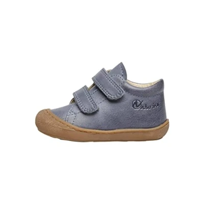 Image de NATURINO Chaussures premiers pas en cuir, Bleu cobalt 23