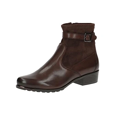 Afbeelding van Caprice Dames 9 25333 41 veterlaarzen met hak voor dames, Luipaard Comb