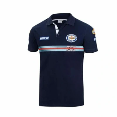 Afbeelding van Sparco Martini Racing Replica Polo Blauw maat L