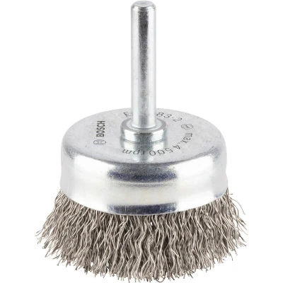 Image de BOSCH 2608622117 brosse à godets ondulée 50x0,3 mm acier inoxydable