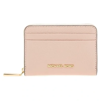 Afbeelding van Michael Kors JET SET COIN CARD CASE Portemonnee, Dames, Maat: One Size, Soft pink