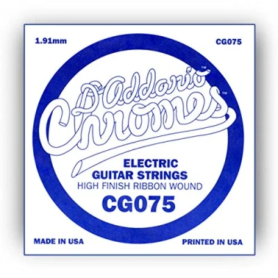 Image de D&#039;Addario CG075, .075 Corde au détail guitare électrique filet plat