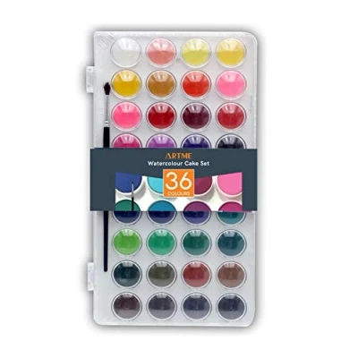 Afbeelding van Artme Set van 36 aquareltaarten