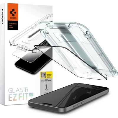 Afbeelding van Spigen Glas.tR EZ Fit HD (1P) FC Iphone 15 plus