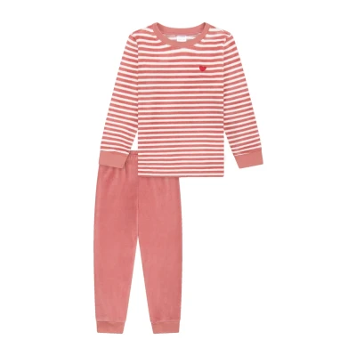 Afbeelding van Schiesser SET Pyjama voor kinderen, Maat: 104, Altrosa