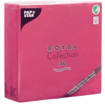 Image de PAPSTAR #81747 Lot de 50 Feuilles calfeutrage 1/4 40 cm x Fuchsia