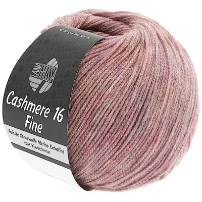Afbeelding van LANA GROSSA Cashmere 16 Fine kettinggaren van kasjmier en merinowol, handbreigaren 80% scheerwol (merino extrafine), 10% polyamide, 50 gram breiwol