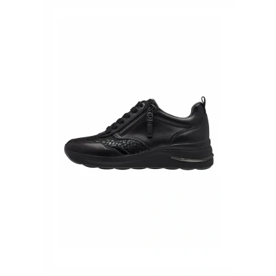 Afbeelding van Tamaris Comfort Sneakers zwart Leer Dames Maat 36