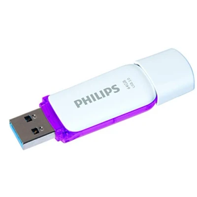 Image de Philips FM64FD75B/10 64 Mo Violet, Blanc