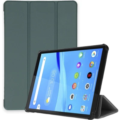 Afbeelding van iMoshion Tablet Hoes Geschikt voor Lenovo Tab M8 FHD / Trifold Bookcase Donkergroen