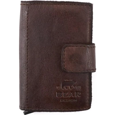Afbeelding van Bear Design Pip Pasjeshouder / Creditcardhouder RFID Bruin