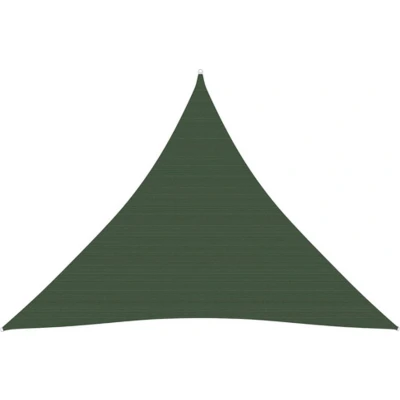 Afbeelding van Zonnezeil 160 g/m² 4x4x4 m HDPE donkergroen