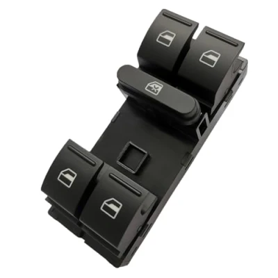 Afbeelding van GEEANDLY Interrupteur de Lève Vitre Bouton électrique pour Fenêtre 1K4959857B Compatible avec Jetta Golf Polo Passat Caddy Tiguan Touran