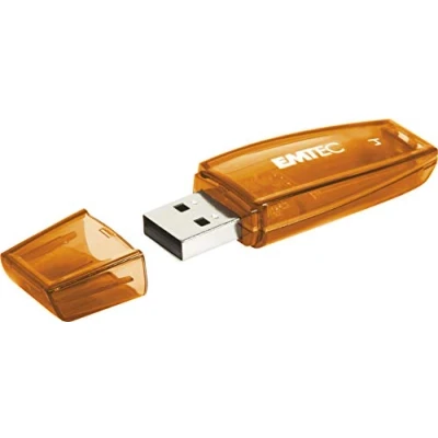 Afbeelding van Emtec ECMMD4GC410 USB stick 2.0 serie Runner C410 Color Mix 4 GB transparant oranje met dop