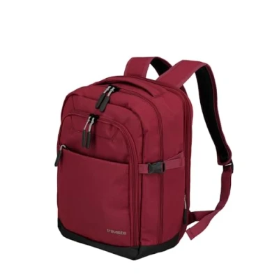 Afbeelding van Travelite Kick Off Cabin Backpack red Handbagage koffer