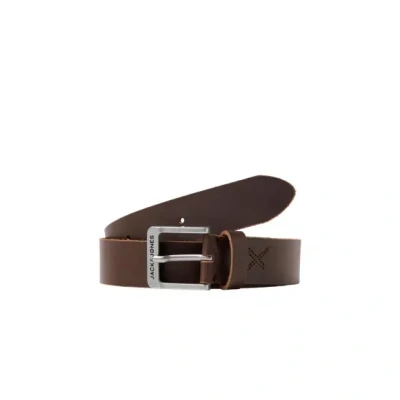 Afbeelding van Jack &amp; Jones Jacrock Leather Belt Noos Leren riem voor heren