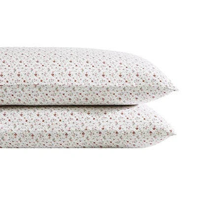 Afbeelding van Laura Ashley Home Satin Collection Set van 2 kussenslopen 100% katoen, zijdeachtig en glanzend, strijkvrij, Evie