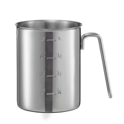 Afbeelding van Rösle Keuken Maatbeker 1 liter Silver / Stainless Steel