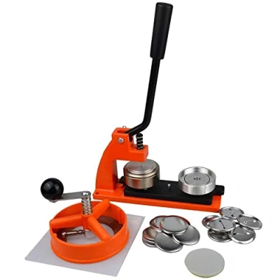 Afbeelding van Ebadges 45 mm Micro Badge Maker Kit met 100 metalen componenten cirkelsnijder verwisselbare matrijs 38 58 stabiele ID machine