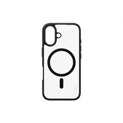 Image de Care Cover Flagship Urban Combat Magsafe Iphone 16 Noir Transparent (1357)
