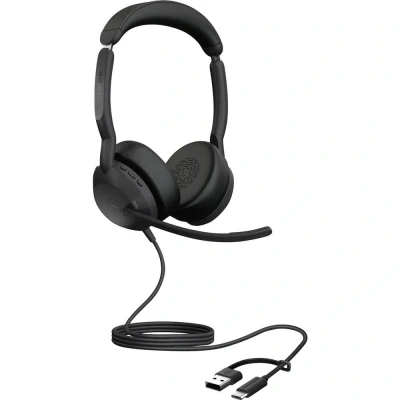 Afbeelding van Jabra Evolve2 50 Headset Bedraad Hoofdband Kantoor/callcenter USB Type C / A Bluetooth Zwart