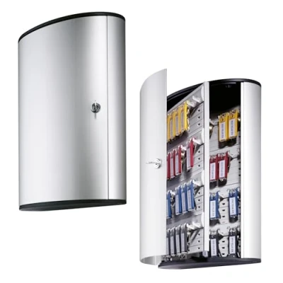 Image de Durable 195423 Keybox Armoire pour 48 clés Fermeture par Serrure à Avec 6 Porte KEY CLIP