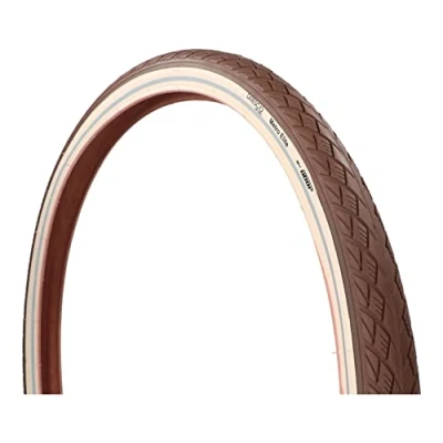 Afbeelding van Dresco Anti Lek Buitenband Metro Elite 28 x 1.75 (47 622) Reflectie Bruin/Creme