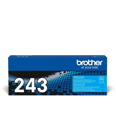 Afbeelding van Brother toner, 1.000 pagina&#039;s, OEM TN 243C, cyaan toner