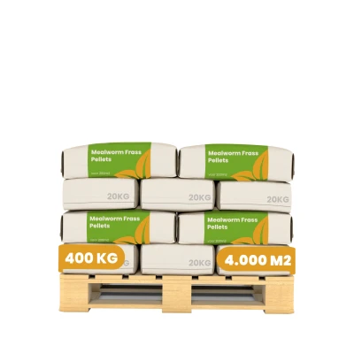 Afbeelding van Organifer Meelworm Frass Insectenmest korrels (20x = 400Kg Voor 4000m2)