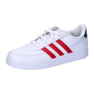Afbeelding van adidas Breaknet Lifestyle Court Lace Shoes Lage schoenen die geen voetbal zijnUnisex, Cloud Wit/Better Scarlet/Carbon