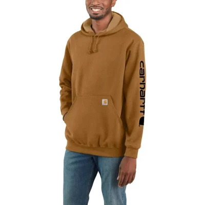 Afbeelding van Carhartt Felpa Vestibilità Ampia, Media Pesantezza, Con Logo Sulla Manica heren hoodie (1 stuk)