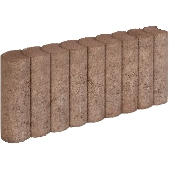 Afbeelding van Rondo Palissadeband 8x25x50cm bruin