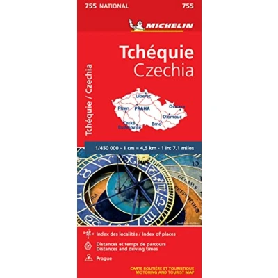 Afbeelding van Czechia Michelin National Map 755