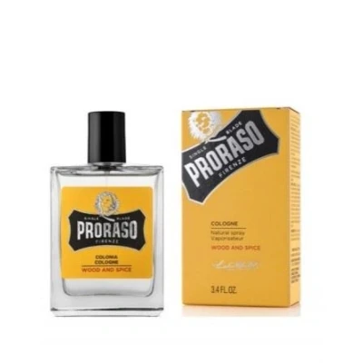 Afbeelding van Proraso Single Blade Eau de Cologne Wood &amp; Spice 100ml