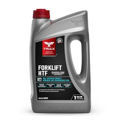Afbeelding van TRIAX Forklift HTF Olie voor hydrostatische en hydraulische transmissie, geschikt 99% van de vorkheftrucks, koude debiet 45 C (1 gallon)
