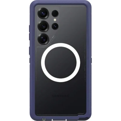 Image de OtterBox Defender Series XT Boîtier de protection coque pour téléphone portable robuste caoutchouc, plastique violet crépuscule Denver Samsung Galaxy S25 Ultra