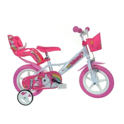 Afbeelding van Dino Bikes Kinderfiets Unicorn 12&quot; roze